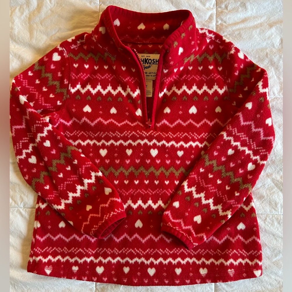 Fleece Henley sweatshirt